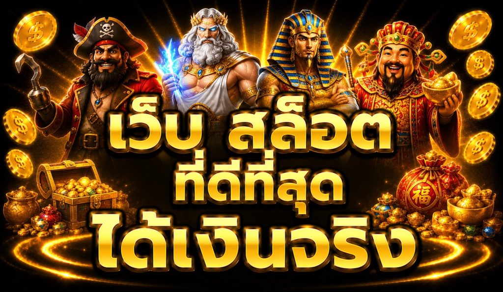 เว็บ สล็อตที่ดีที่สุด ได้เงินจริง​