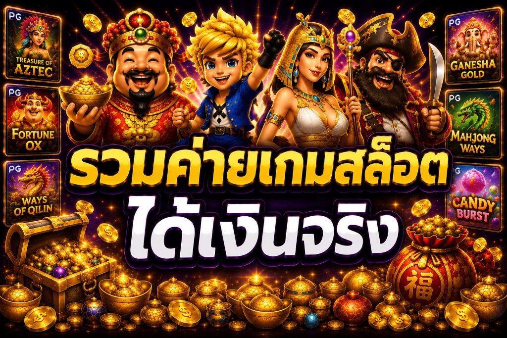 รวมค่ายเกมสล็อต ได้เงินจริง
